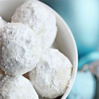 A Sra. Claus adora biscoitos de bola de neve - Preparado para quatro pessoas - Receitas de Natal